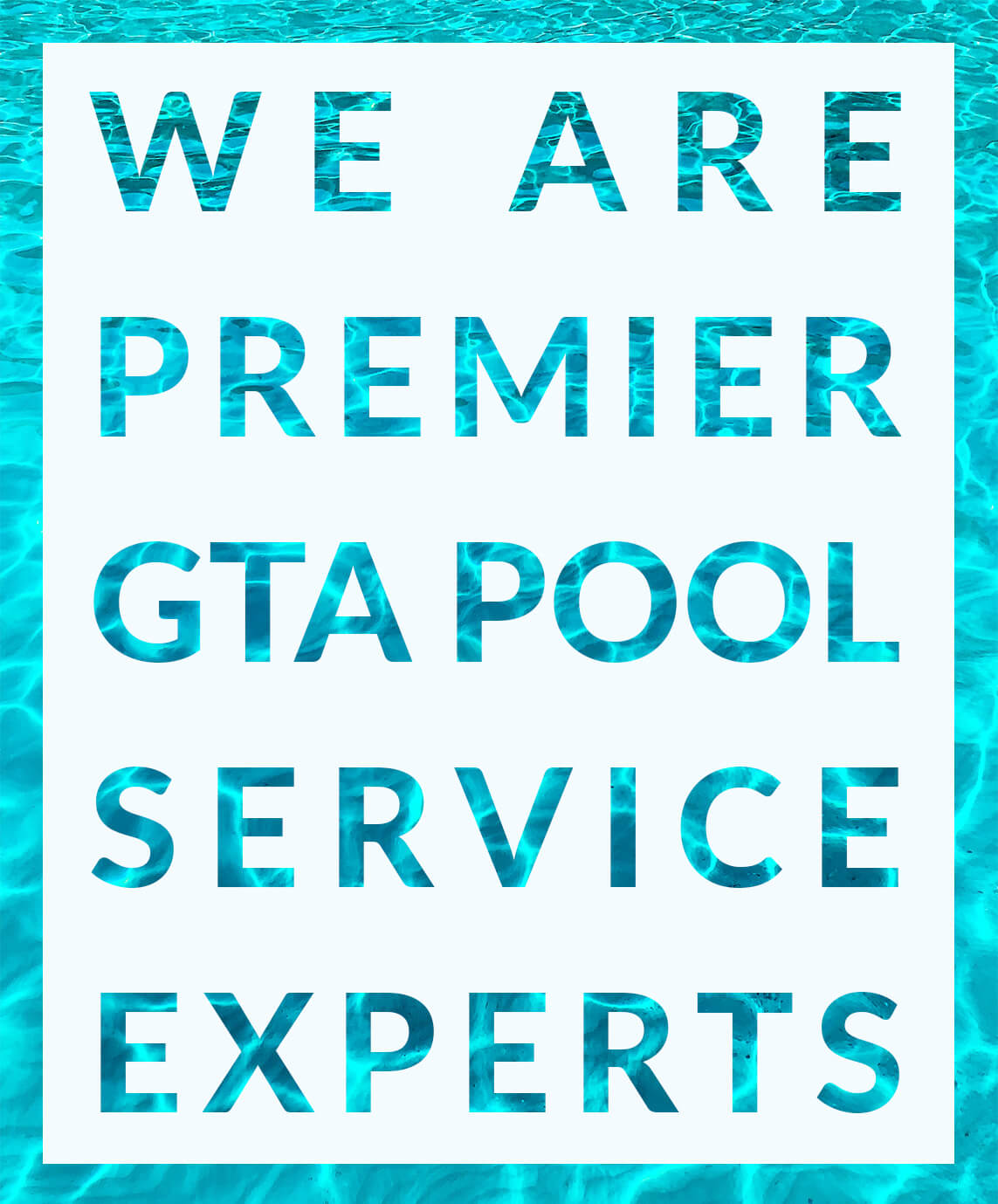 We are premier GTA pool service experts